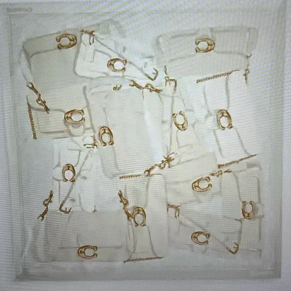 🪷 COACH TABBY BAG PRINT SILK SQUARE  SCARF 🪷 NWT 🪷 - Picture 14 of 16